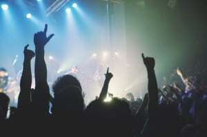 Image of people at a music concert