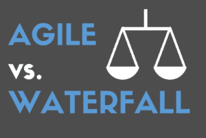 Graphic of Agile vs. Waterfall