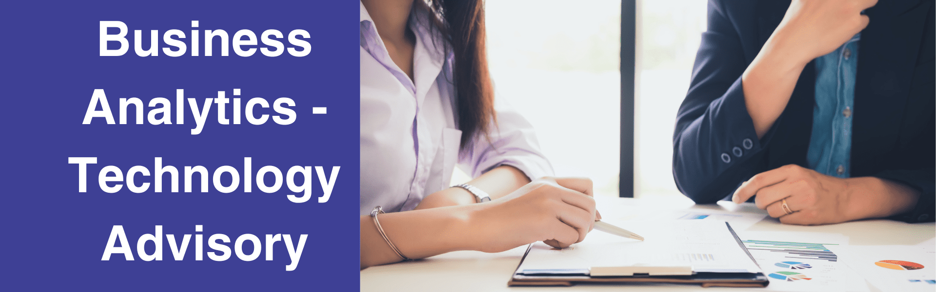 Business Analytics - Technology Advisory Banner